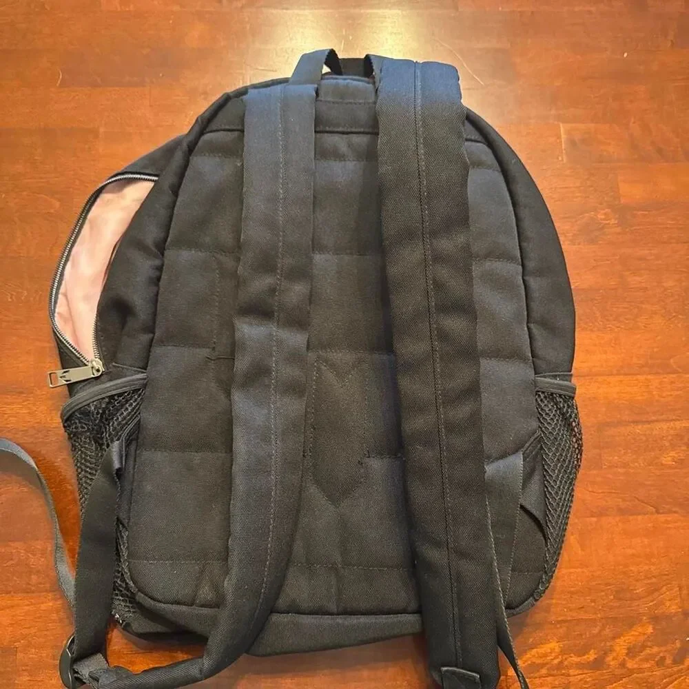 Messi #10 Soccer Miami Black and Pink Backpack